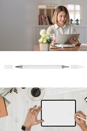 Apple iPad 10.2 8.9.Nesil Uyumlu Kalem Pencil Stylus Özel Dokunmatik Yazı ve Çizim Kalemi FSKL192