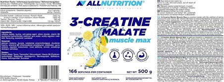 Allnutrition TRİ-Creatine Malate Powder 250 GRAM