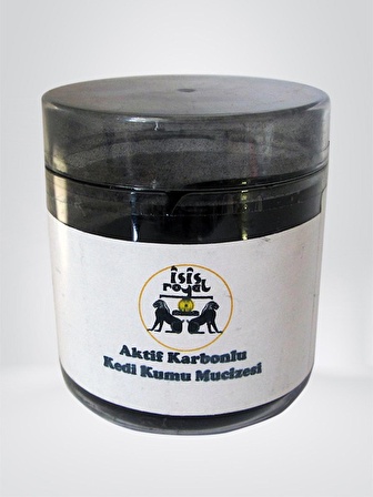 AKTİF KARBONLU KEDİ KUMU KOKU GİDERİCİ . KEDİ KUMU MUCİZESİ 170 Gr.