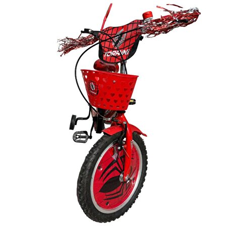 Tunca Torrini Spider16 Jant Çocuk Bisikleti Kırmızı 4-7 Yaş