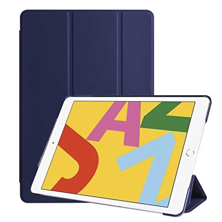 Apple iPad 10.2" inç 9.Nesil 2021 Fuchsia Smart Cover Standlı 1-1 Kılıf Flip Smart Akıllı Tablet Kılıfı