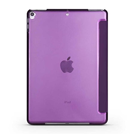 Apple iPad 10.2" inç 9.Nesil 2021 Fuchsia Smart Cover Standlı 1-1 Kılıf Flip Smart Akıllı Tablet Kılıfı