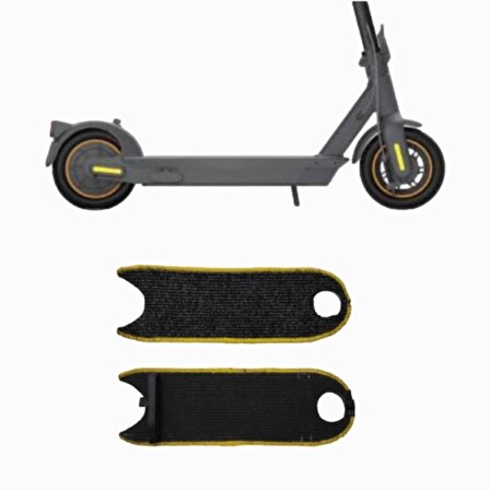 Elektrikli Scooter Aksesuar Koruyucu Paspas Ninebot KickScooter MAX G30E II İçin Siyah Sarı
