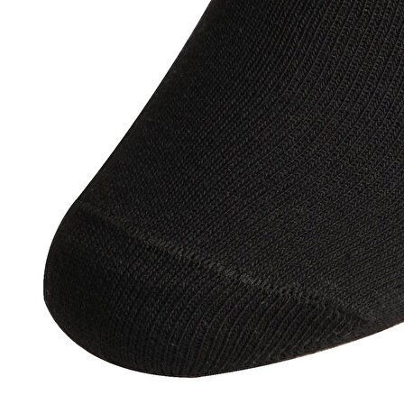Kadın, 8'li Set Pamuklu Desensiz Siyah Yazlık Patik Çorap, Bilek Boy Kısa Koşu Yürüyüş Spor Çorabı 35-40