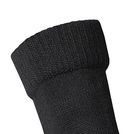 Erkek, Kışlık Tekli Siyah Renk Soket Çorap, Kalın, Sıcak ve Rahat 40-46