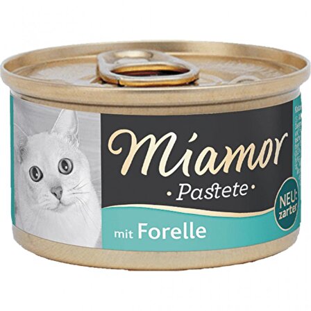 Miamor Pastete Alabalıklı Yetişkin Kedi Konservesi 85 Gr