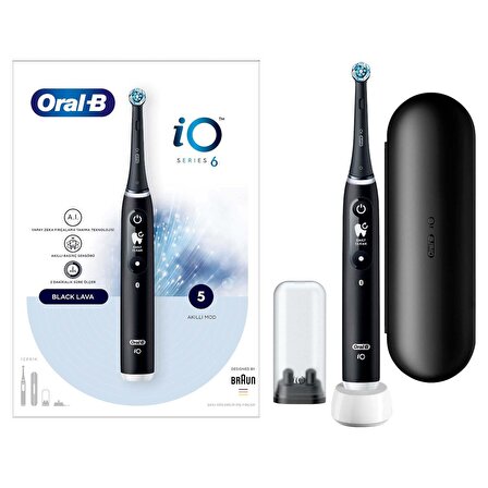 Oral-B iO 6 Şarjlı Diş Fırçası - Siyah