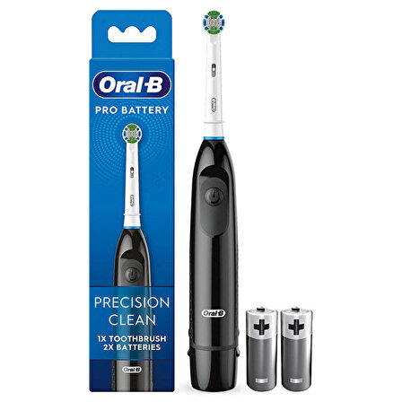 Oral-B Pro Battery Precision Clean Siyah Pilli Diş Fırçası