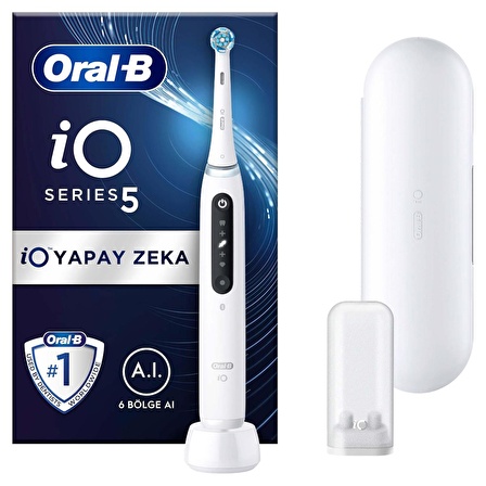 Oral-B iO 5 Şarjlı Diş Fırçası - Beyaz