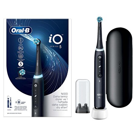 Oral-B iO 5 Şarjlı Diş Fırçası - Mat Siyah