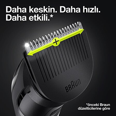 Braun MGK 5380 6 Başlıklı Kablosuz Islak/Kuru Saç-Sakal-Vücut Çok Amaçlı Tıraş Makinesi 