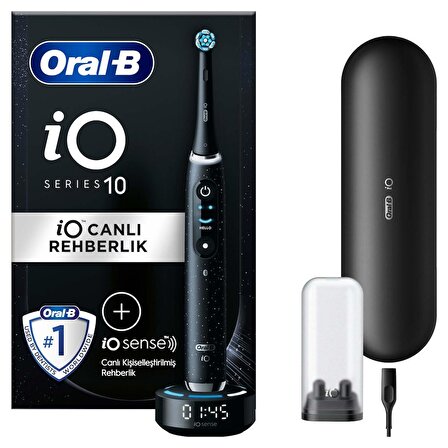 Oral-B iO 10 Şarjlı Diş Fırçası - Kozmik Siyah