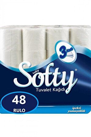 Softy 48'li 3 Katlı Tuvalet Kağıdı 48rulo