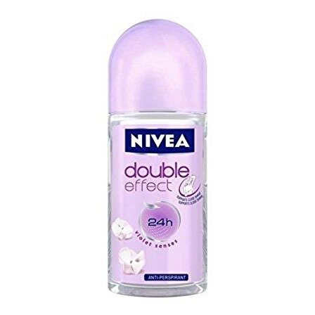 Nivea Double Effect Antiperspirant Ter Önleyici Leke Yapmayan Kadın Roll-On Deodorant 50 ml