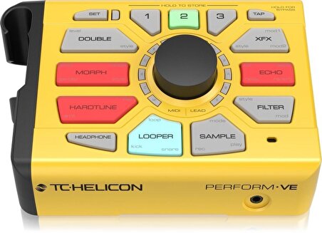 Tc Helicon MIDI Perde Kontrollü Örnekleme, Vokal Sentezleme ve Tek Düğmeli Davul Looper ile Devrim Yaratan Vokal Manipülatörü