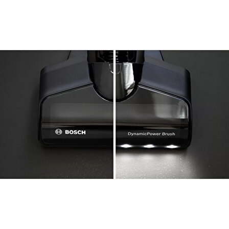 Bosch Şarjı Süpürge Unlimited 7 ve 8 Serisi Süpürge Başlığı Emici Siyah Işıklı