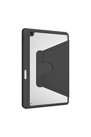 Apple iPad Air 10.2 (9.Nesil) Uyumlu 360° Dönebilen Standlı Pino Tablet Kılıfı 