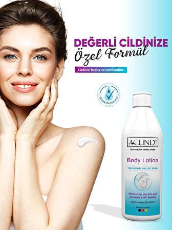 ACLIND® BODY LOTION 250 ml | Vücut Losyonu Nemlendirici Krem | Güzellik Serisi