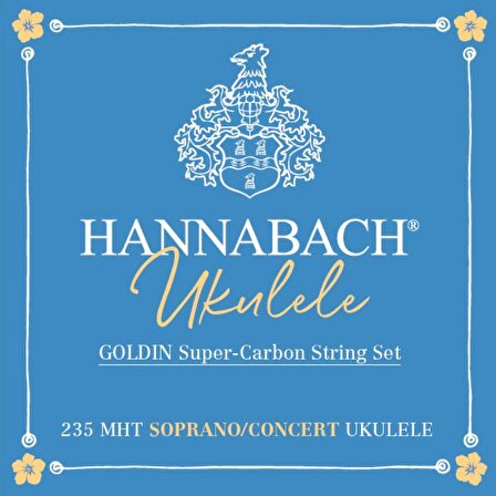 Hannabach 235MHT Soprano/Concert Ukulele Tel Seti