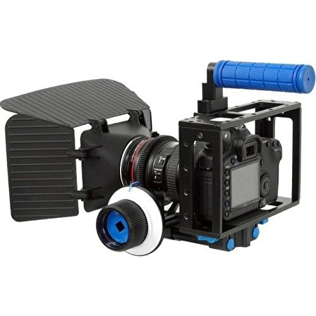 Dslr İçin Camera Cage + Follow Focus + Matte Box