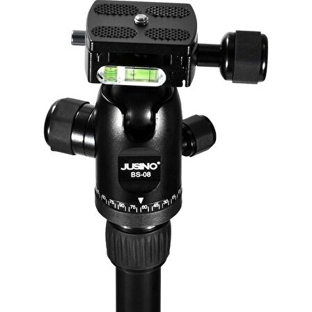 Jusıno X-423S Tripod + BS-08Q Tripod Kafası Siyah