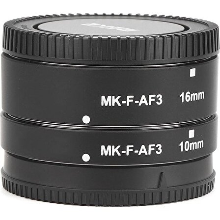 Meike Mk-F-Af3 Fujifilm x Serisi Makineler Için Meike Auto Macro Extension Tüp