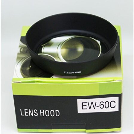 DBK Canon Ef-S 18-55Mm Lens İçin Ew-60C Parasoley Lens Hood
