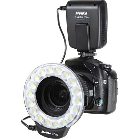 Meike Fc110 Led Macro Ring Flaş Canon, Nikon, Pentax, Olympus Uyumlu