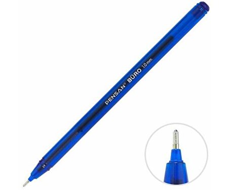 Tükenmez Kalem 1.0mm Büro Tipi Ballpoint Pensan Büro Tükenmez Kalem 1.0mm 2270
