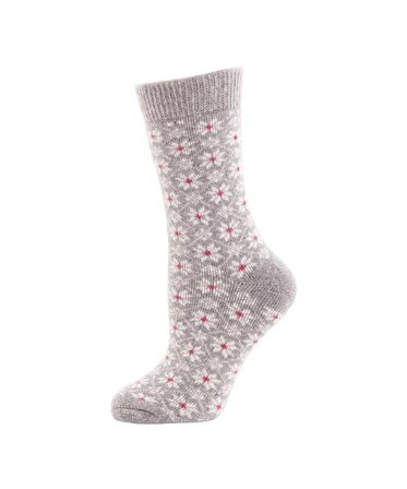 Panthzer Casual Wool Socks Kadın Çorap Gri