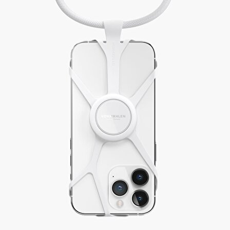 Vonmahlen -Infinity plus  Evrensel Telefon Tutacağı Beyaz