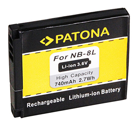 Patona 1113 NB-8L Canon Batarya