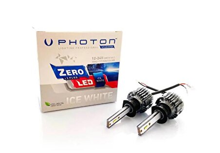 Photon Zero H4 +3 Plus Ice White Fansız LED Xenon