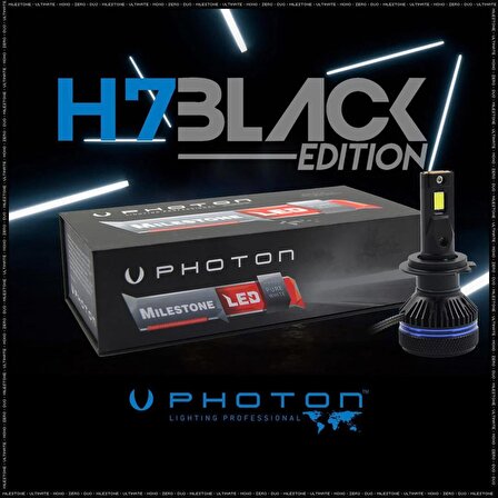 Photon Milestone H7 12/24V 6000K Black Edition