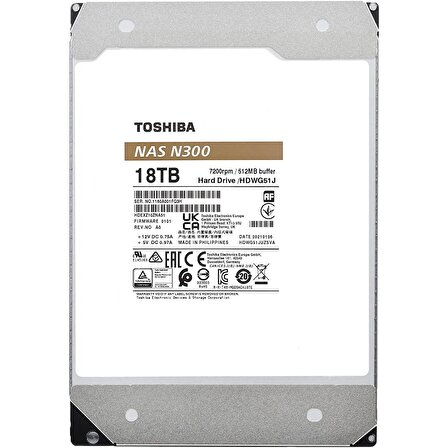 Toshiba HDWG51JUZSVA Sata 3.0 18 TB SSD