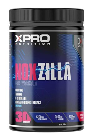 Xpro Noxzilla Pre-Workout 540gr Ahududu