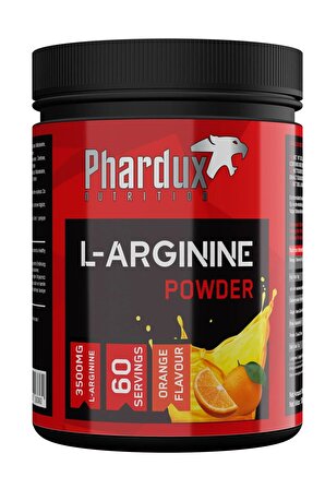 L-arginine Powder 300gr - 60 Servis - Portakal Aromalı