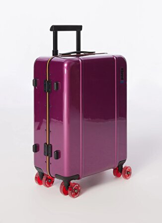 Floyd Mor Unisex 39x55x23 cm Çekçekli Sert Valiz Cabin - Magic Purple
