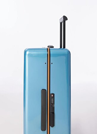 Floyd Mavi Unisex 45x70x25 cm Çekçekli Sert Valiz Check In - Pacific Blue