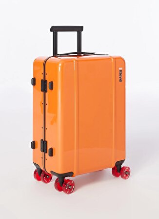 Floyd Turuncu Unisex 39x55x23 cm Çekçekli Sert Valiz Cabin - Hot Orange