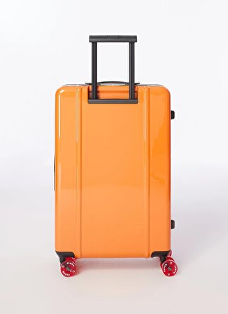 Floyd Turuncu Unisex 45x70x25 cm Çekçekli Sert Valiz Check In - Hot Orange