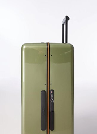 Floyd Yeşil Unisex 50,5x78x29 cm Çekçekli Sert Valiz Trunk - Vegas Green