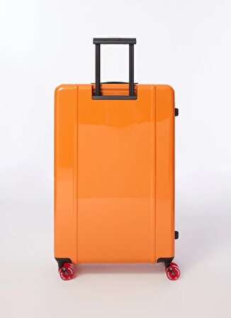Floyd Turuncu Unisex 50,5x78x29 cm Çekçekli Sert Valiz Trunk - Hot Orange