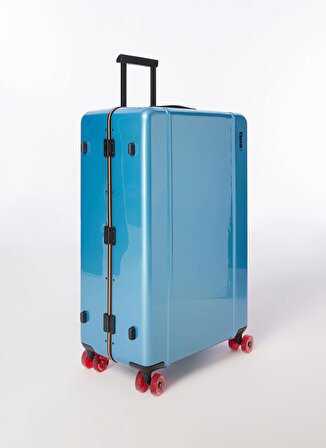 Floyd Mavi Unisex 50,5x78x29 cm Çekçekli Sert Valiz Trunk - Pacific Blue