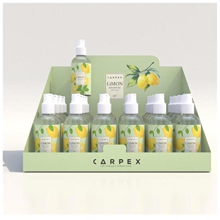 Carpex Limon Kolonyası 80 Derece Pet Şişe 100 ml 24 Adet