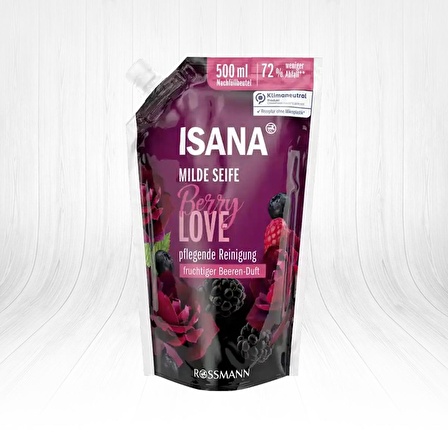 Isana Yedek Sıvı Sabun Berry Love 500 ml