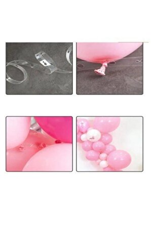 50 Balonlu Gümüş Deniz Kızı Kuyruk Folyo Balonlu Balon Zinciri Doğum Günü Süs Dekorasyon Parti