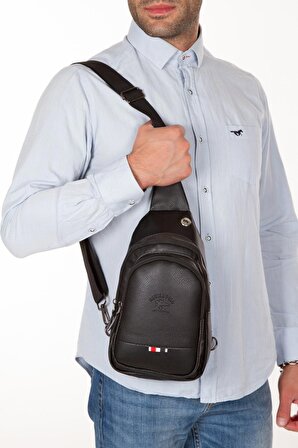 Siyah Vardy Göğüs Ve Omuz Çantası Çapraz Askılı Body Bag