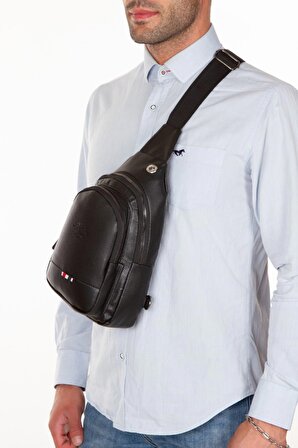 Siyah Vardy Göğüs Ve Omuz Çantası Çapraz Askılı Body Bag