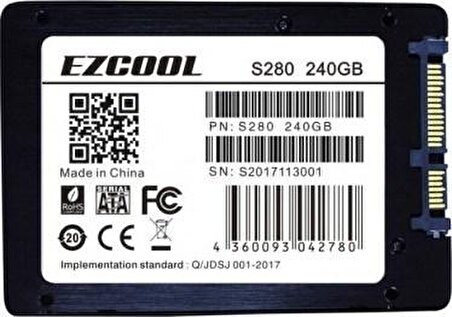 Ezcool Sata 3.0 240 GB SSD